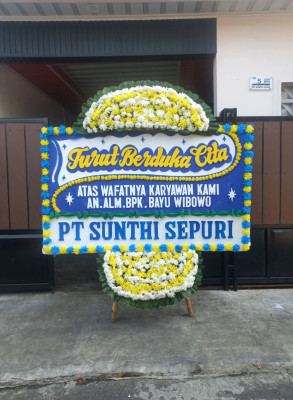 Papan Bunga Duka di Namorambe